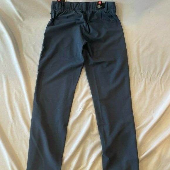 Under Armour UA Links Golf Pants NWT Size 4 Downpour Grey (Blue) $85 - Picture 5 of 7
